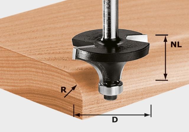 Festool Rundfräs HW D16,7/R2 KL