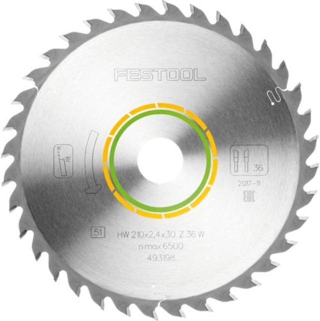 Festool Saw blade HW 210x2.4x30 W36