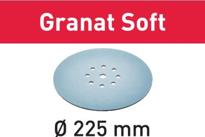 Festool Slippapper STF D225 GR S/25 Granat Soft