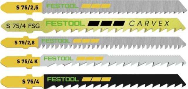 Festool Jigsaw blade set STS-Black/25 W