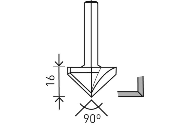 Festool Gipskartonfræser HW S8 D32/90°