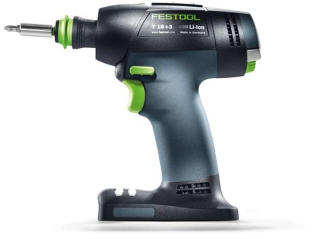 Festool akku bore-/skruemaskine T18+3 Basic