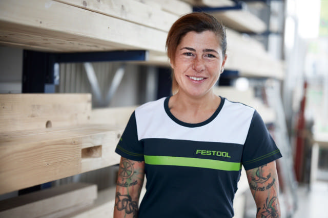 Festool Fashionshirt dame FASH-LAD-FT1-XS