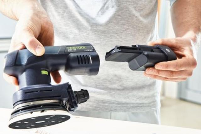 Festool Akku excentersliber ETSC 125 3,0 I-Plus