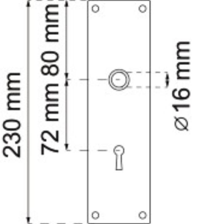 LONG SIGN/KEYHOLE PRESSED RF 