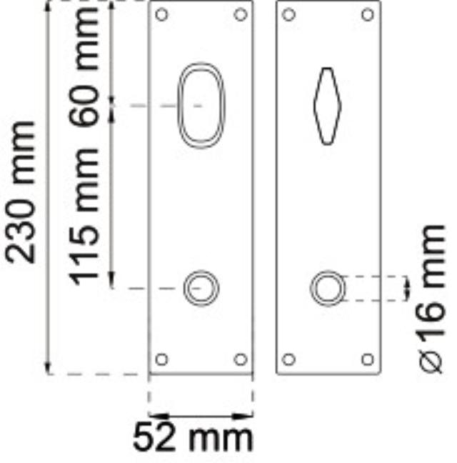 LONG SIGN SET FOR ASSA PRESSED RF