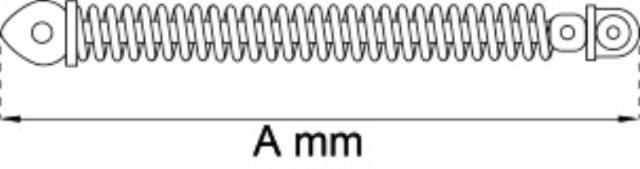 TÜRSCHLIEßER SPIRAL 295MM VERZINKT. 