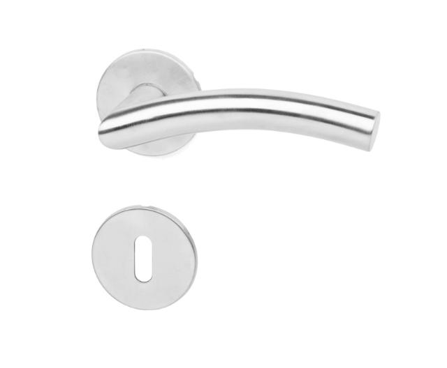 DOOR HANDLE L-SHAPED W/BOW SK. HJ 19MM RF