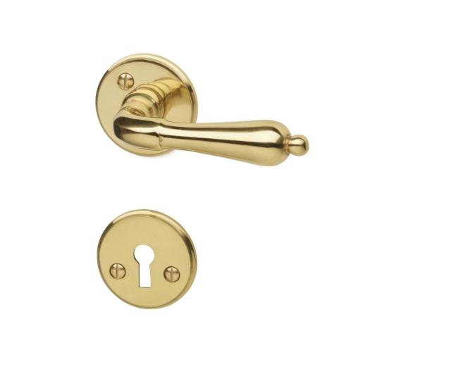 DOOR HANDLE. A9683 INV. BRASS POLISHED