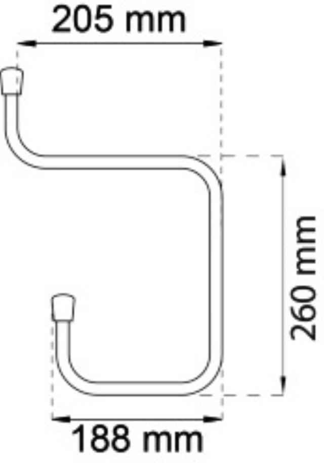 FÖRVARINGSKONSOL 230MM ELGOLV