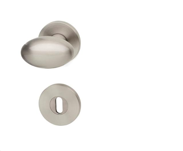 DOOR HANDLE KNOB MAT NICKEL SOLID 