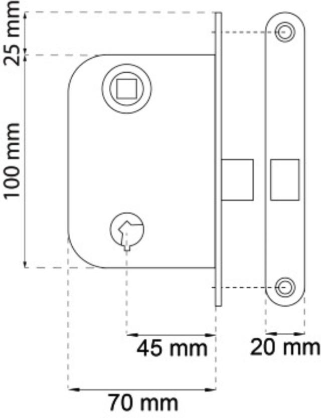 Middle door lock 2020 (62020)