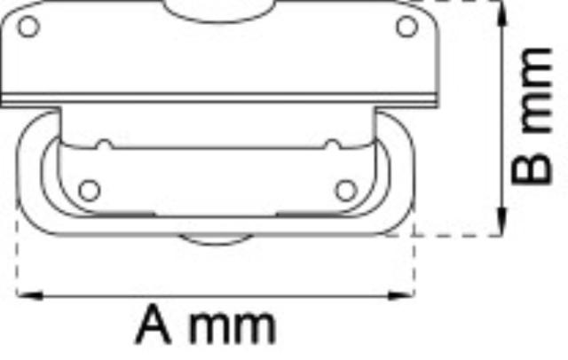 SUITCASE HANDLE 1708 100MM