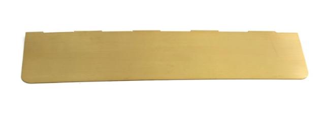 BACK FLAP 280 X 75MM MAT BRASS 