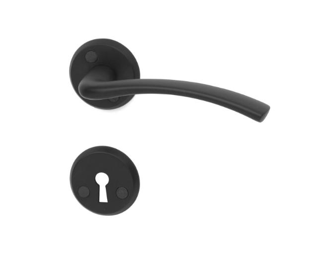 DOOR HANDLE OSLO INV.BLACK INCL.NGL.SKI