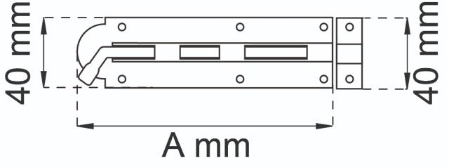 GEWEHR 110MM VERZINKT 