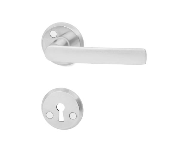 DOOR HANDLE TORINO W/KEY PLATE B.CHROME