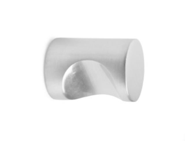 FURNITURE KNOB ISAC 19 MM BRUSHED CHROME