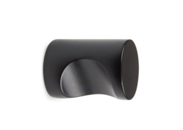 FURNITURE KNOB ISAC 19 MM BLACK T