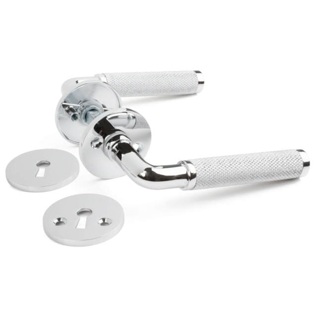 Türgriff Lexington inklusive Schlüsselplatten. Chrom. 