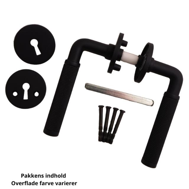 Türgriff Lexington inklusive Schlüsselplatten. Messing. 