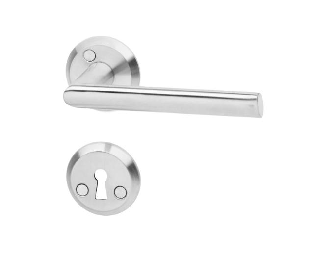 DOOR HANDLE BOSTON W/ KEY BOX. STAINLESS