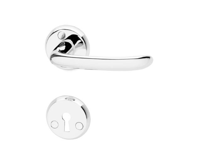 DOOR HANDLE A696 CHROME INCL. NGL. 