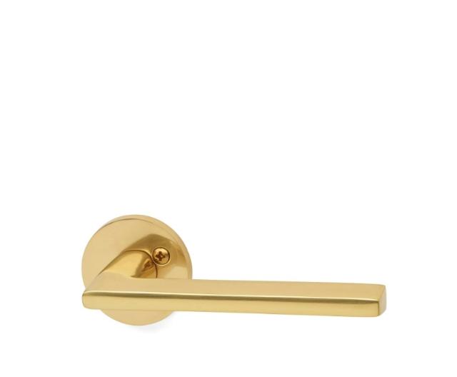 DOOR HANDLE DENVER POLISHED BRASS 