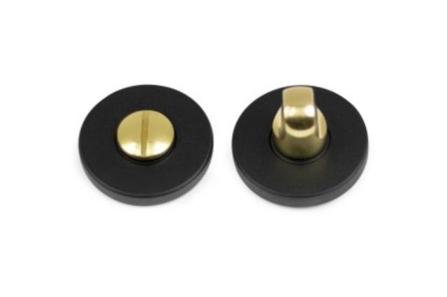 TOILET FITTING H262 BLACK/MESS 