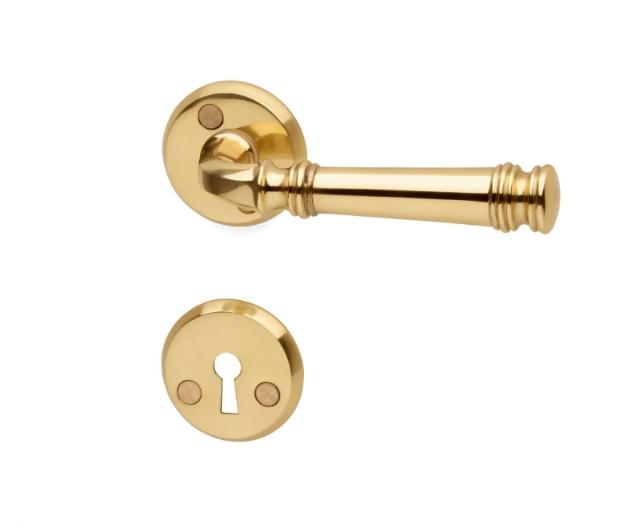 DOOR HANDLE PALERMO P. BRASS INV. 