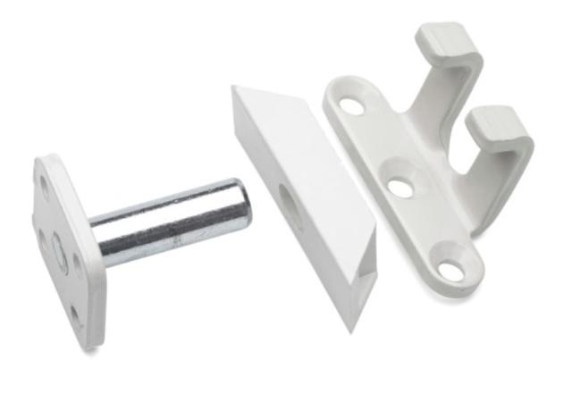 WINDOW SECURITY WHITE LACQUER