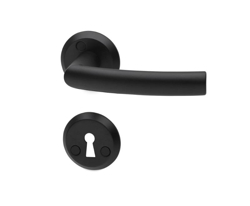 DOOR HANDLE ATLANTA BLACK INCL. NGLS.