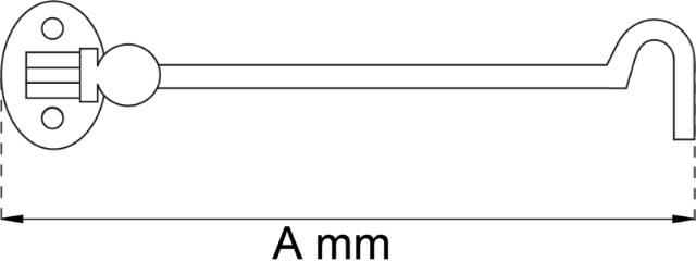 HYTTSKROV 60MM MÄSSING