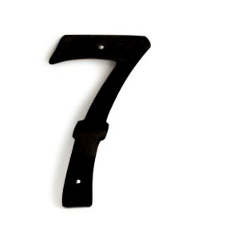 HOUSE NUMBER NO. 7 BLACK 205MM **DISCONTINUED WHEN SOLD OUT**