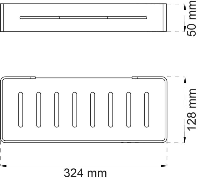 Doucheplank RAK LILAC BLACK
