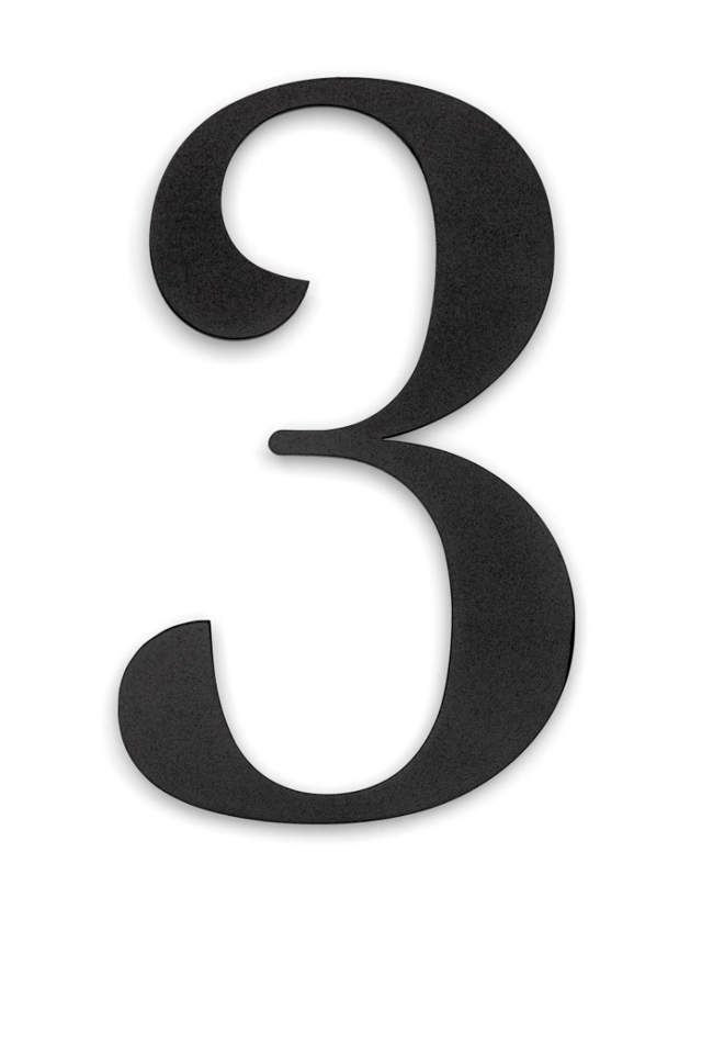 HAUSNUMMER 3 CENTURY BLACK