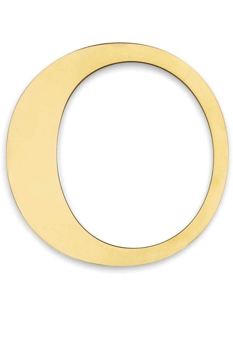 HOUSE NUMBER 0 CENTURY BRASS