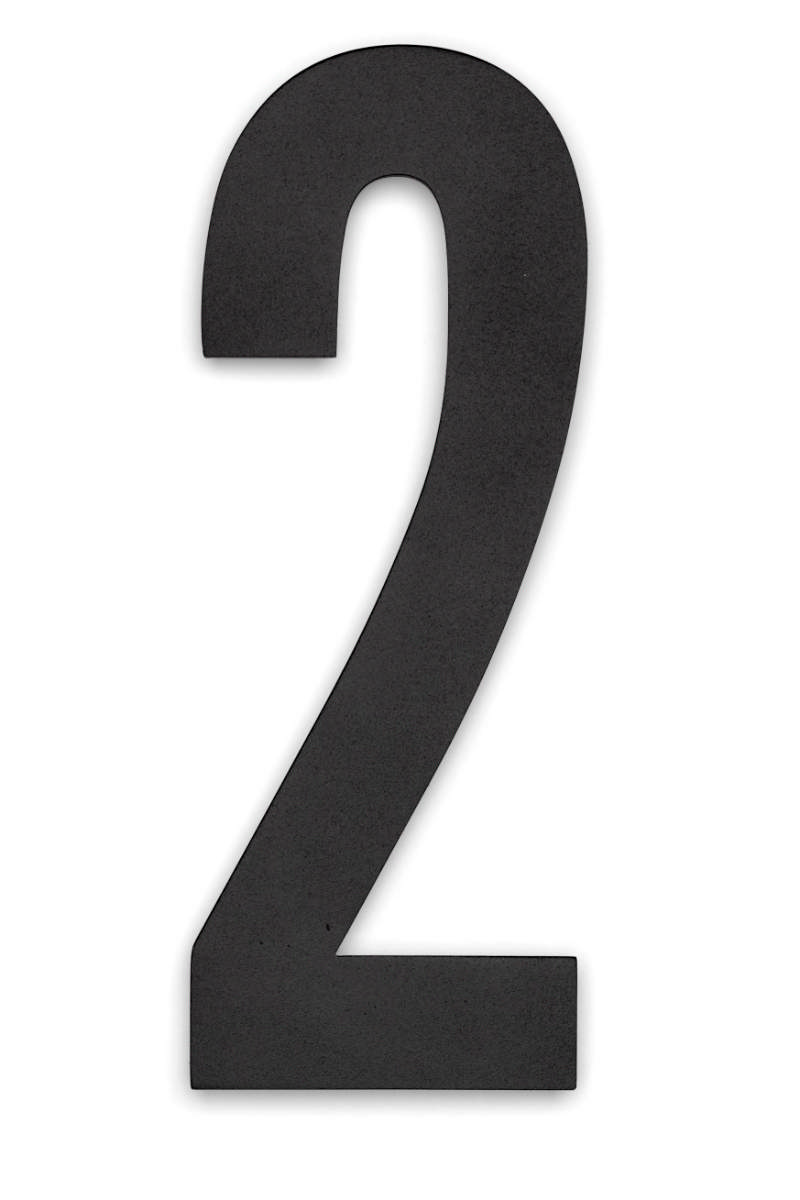 HAUSNUMMER 2 ARBEIT SCHWARZ