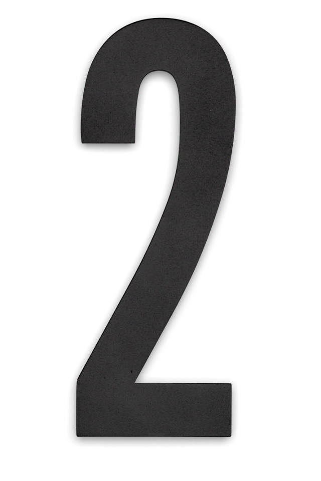 HAUSNUMMER 2 ARBEIT SCHWARZ