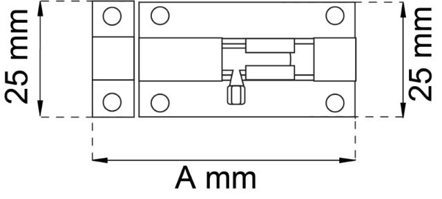 SHOT BARREL 63MM BLANK BRASS