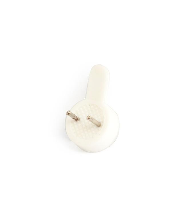 CONCRETE HOOK 15 X 19MM 6 PCS. WHITE 