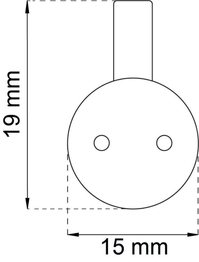 BETONHAAK 15 X 19MM 6 ST. WIT 