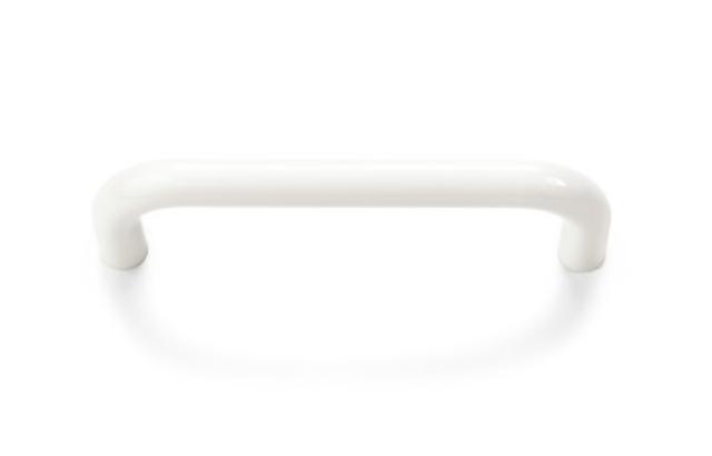 FURNITURE HANDLE 96MM WHITE PLASTIC