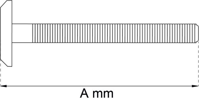 MÖBELSCHRAUBE M6X60MM