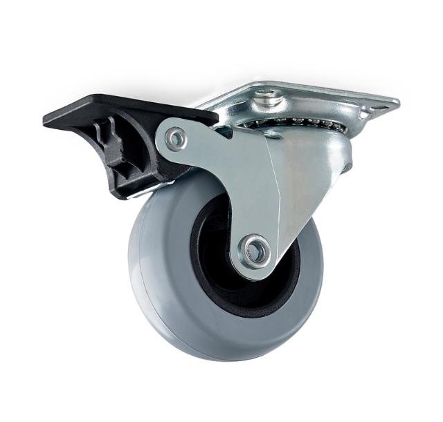 FURNITURE WHEELS SWIVEL M STOP 50 MM LP