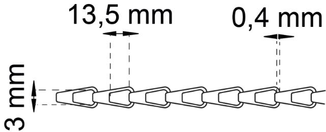 CHAIN NICKEL MTR. 