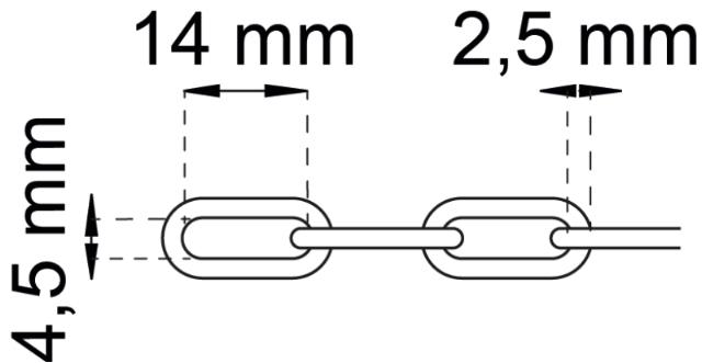 CHAIN NICKEL 2 MTR