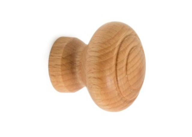 FURNITURE KNOB FRANK 45MM BEECH