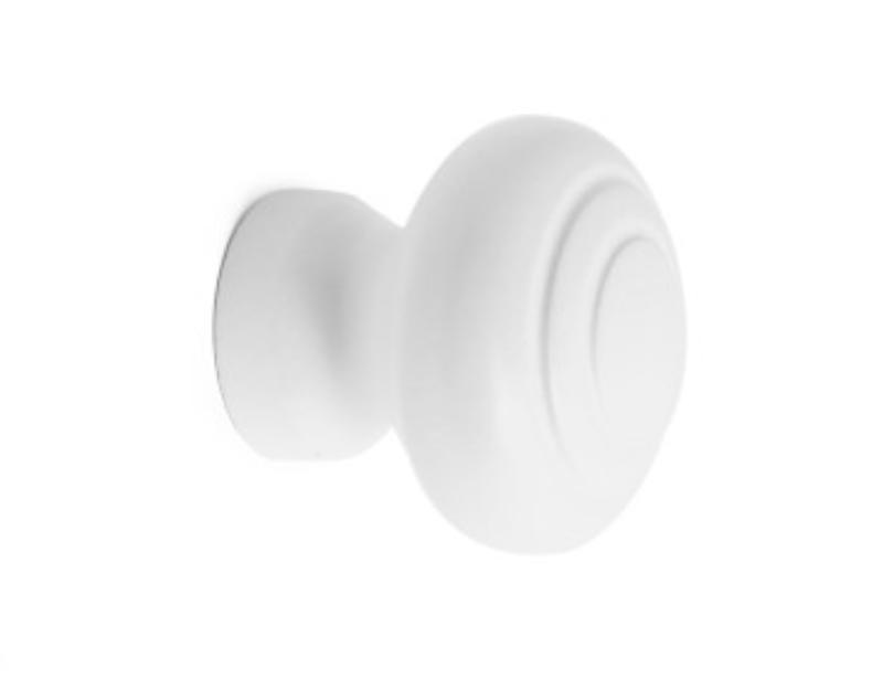 FURNITURE KNOB FRANK 39MM WHITE