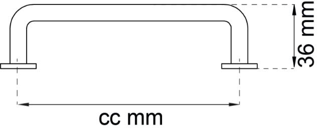 MEUBELGREEP BELLA CC128 MM ZWART